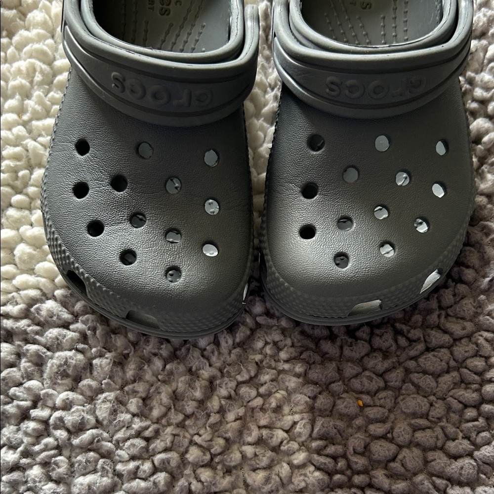 CROCS Kids Classic Clog in Gray - Picture 4 of 4